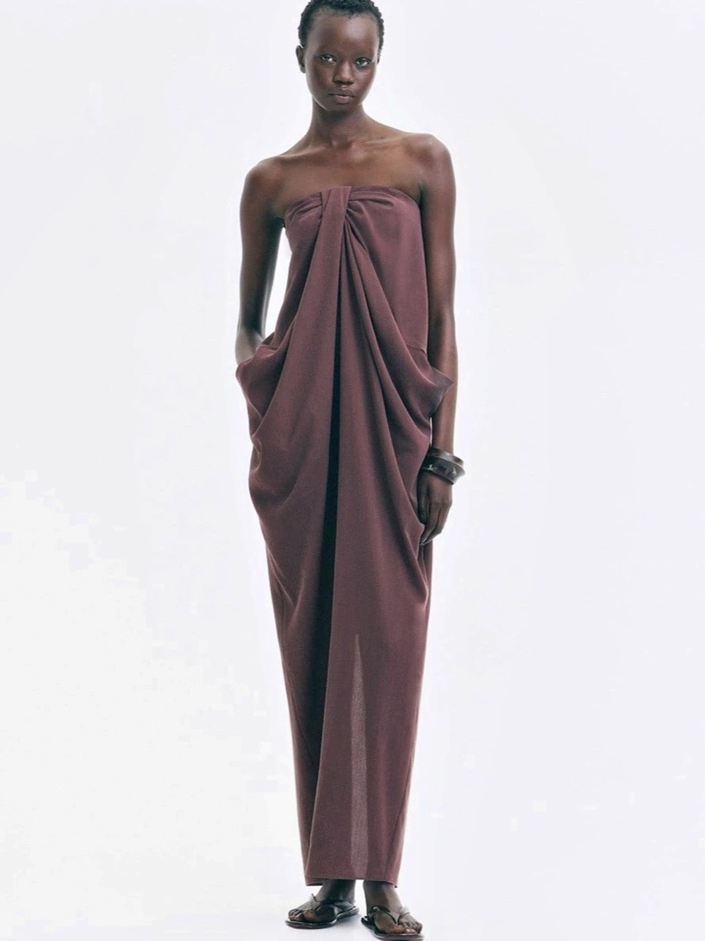 H&M bandeau maxi dress